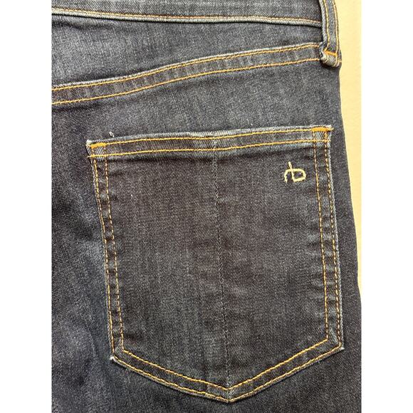 RAG & BONE 10” Ankle Skinny in Mad River Wash High Rise Skinny Ankle Jeans 26 - Picture 4 of 8